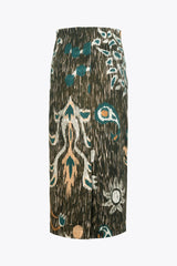 Anidar Jungle Brown Print Skirt
