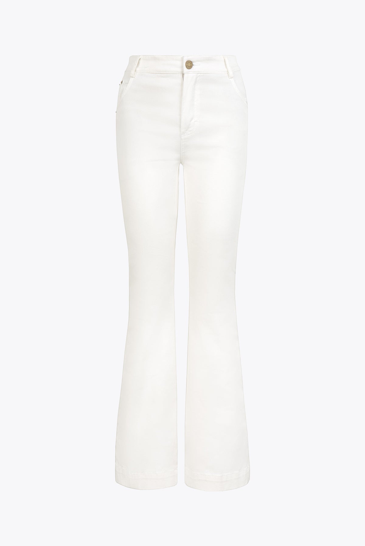 Poplin White Jeans