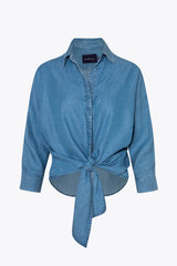 Halen Tencel Blue Shirt