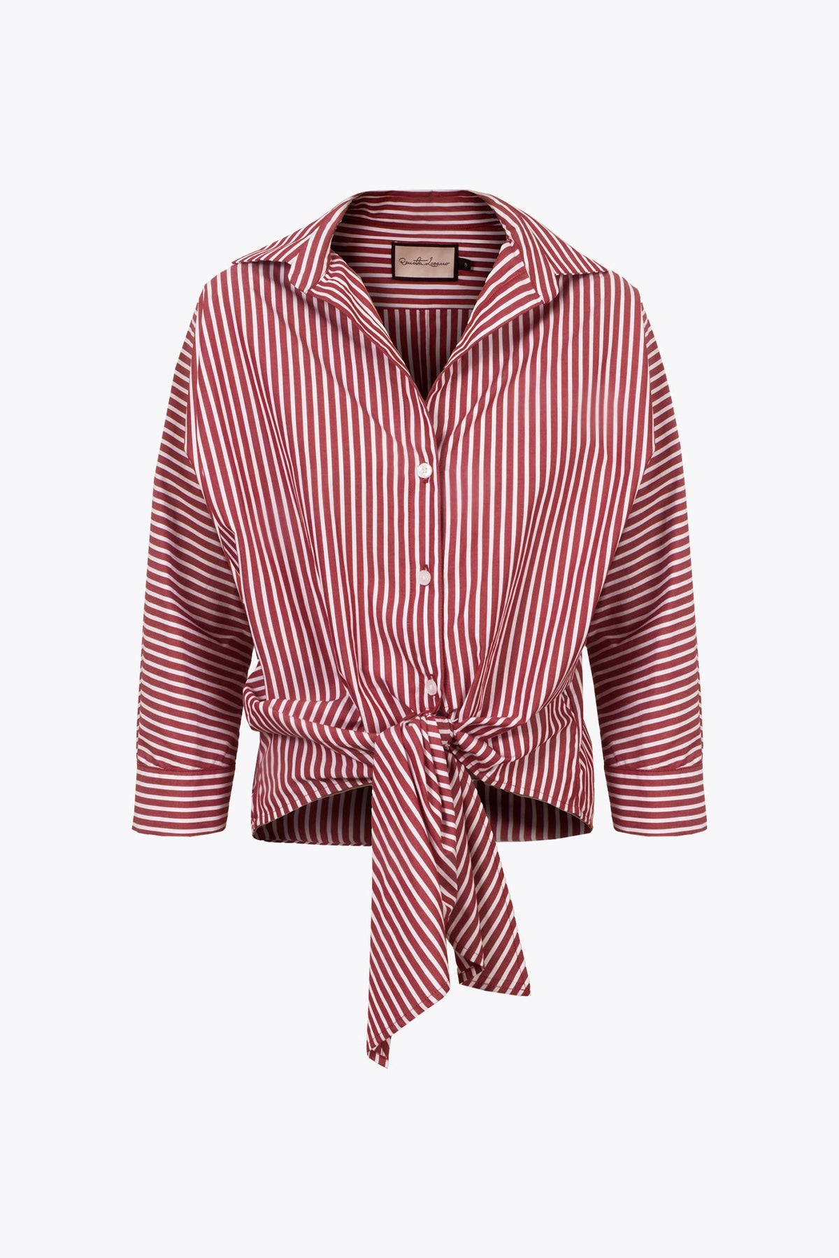 Fleur Red Stripes Shirt