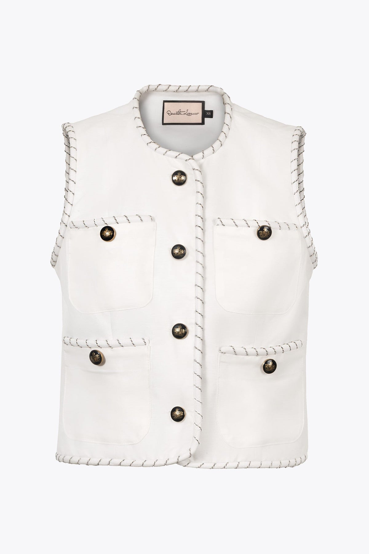 Claudine Ivory Vest