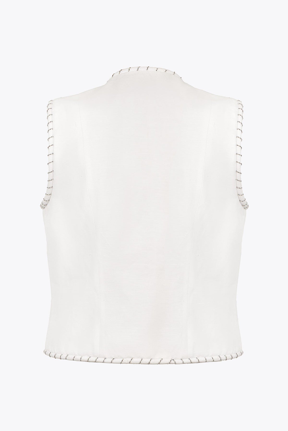 Claudine Ivory Vest