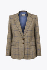 Kiwa Camel Tartan Blazer