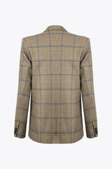 Kiwa Camel Tartan Blazer