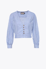 Delhi Blouse Colored Stripes