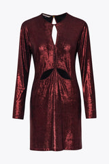 Calista Burgundy Dress