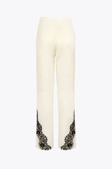 Ivara Ivory Black Pants