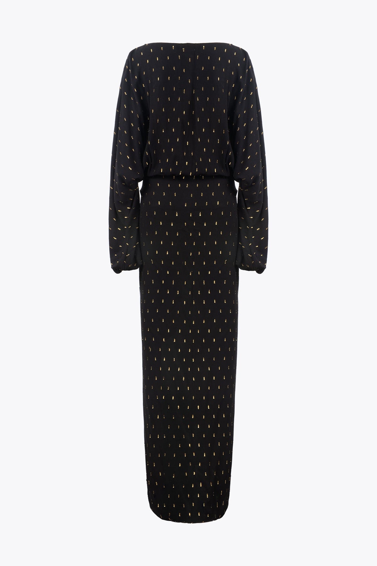 Delia Black Gold Dress