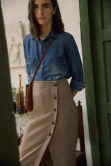 Trazo Brown Skirt