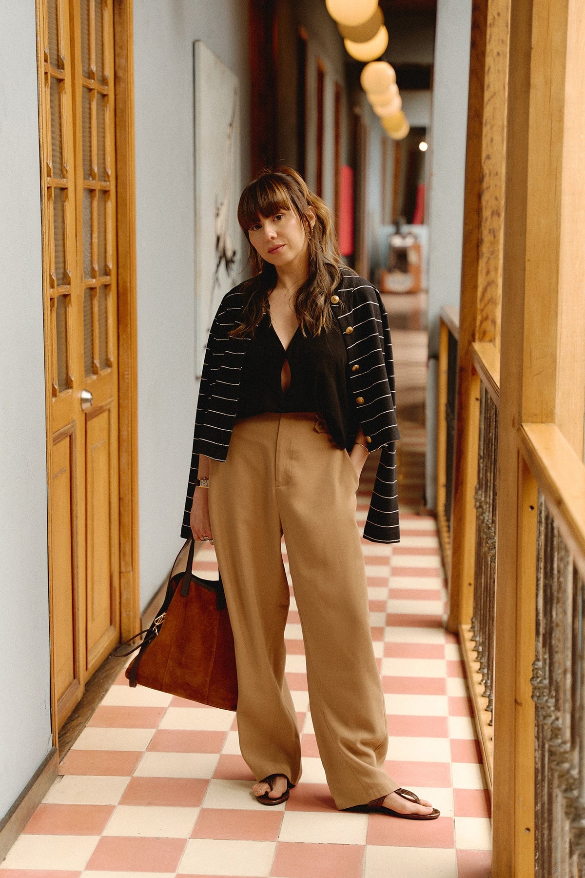 Ninon Black Blouse
