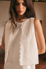 Ciane Ivory Vest