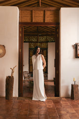 Ciane Ivory Vest