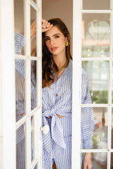 Origen Blouse Blue Stripes