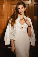 Lotus Dress Ivory