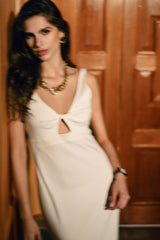 Lotus Dress Ivory