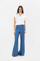 Caudal White Blouse