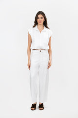 Caudal White Blouse