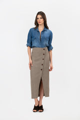 Trazo Brown Skirt