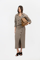 Trazo Brown Skirt