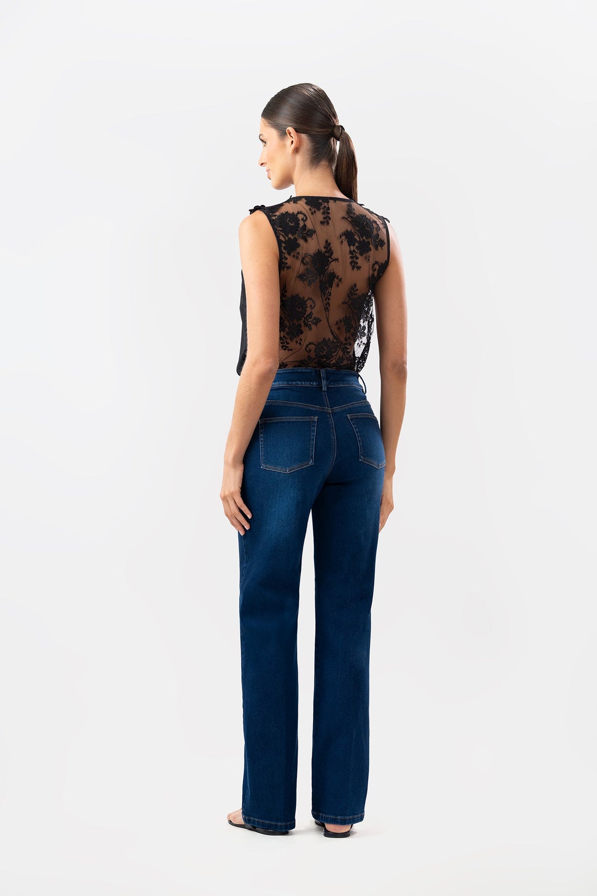 Lou Black Blouse