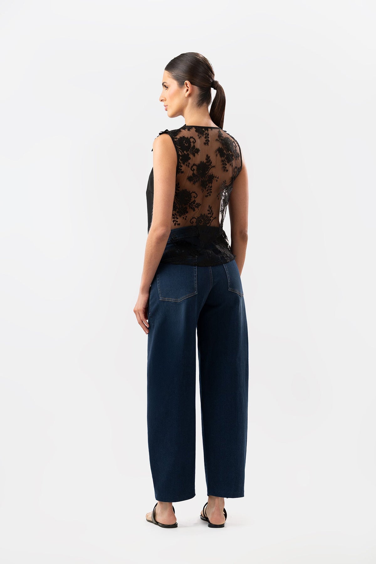Lou Black Blouse