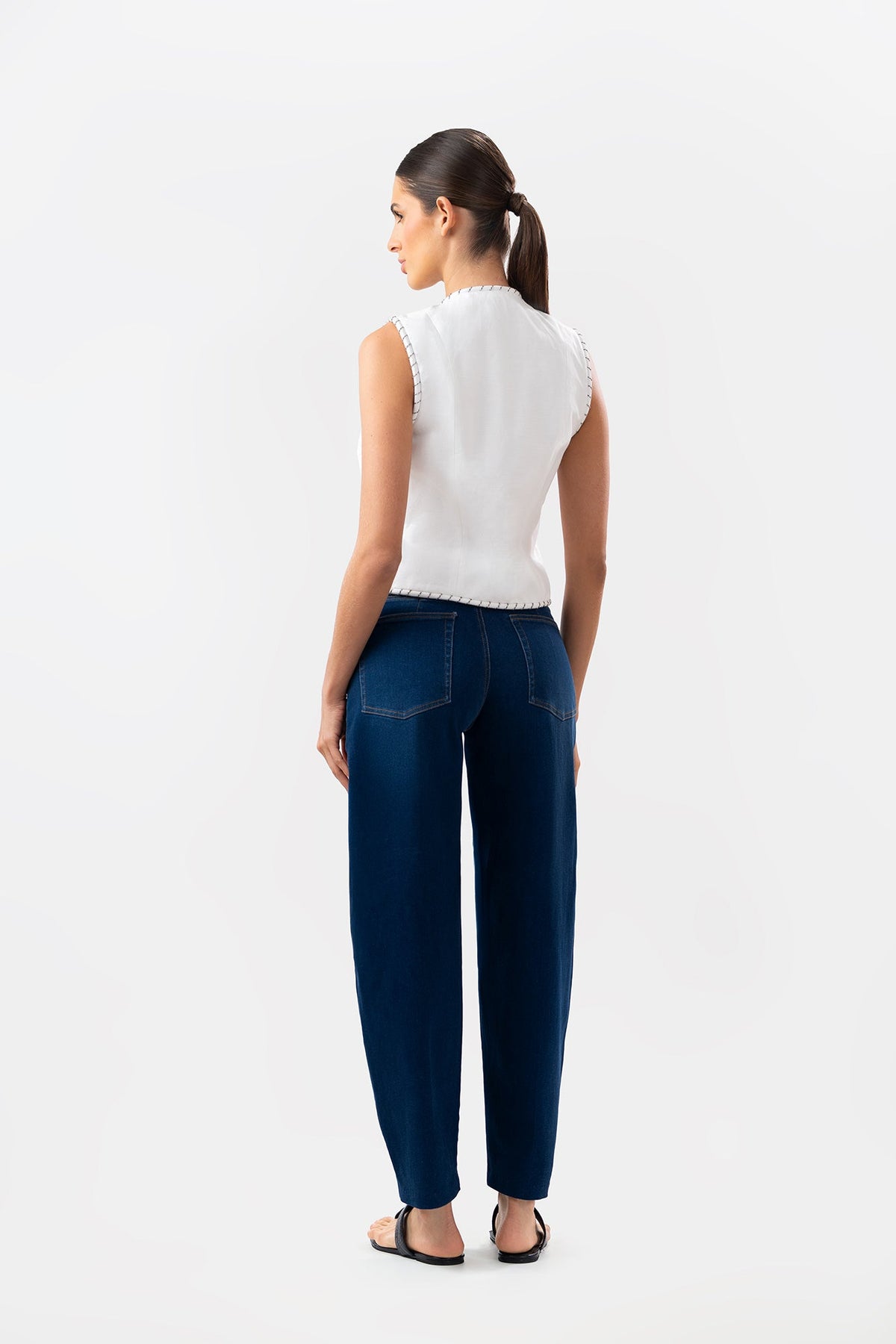 Claudine Ivory Vest