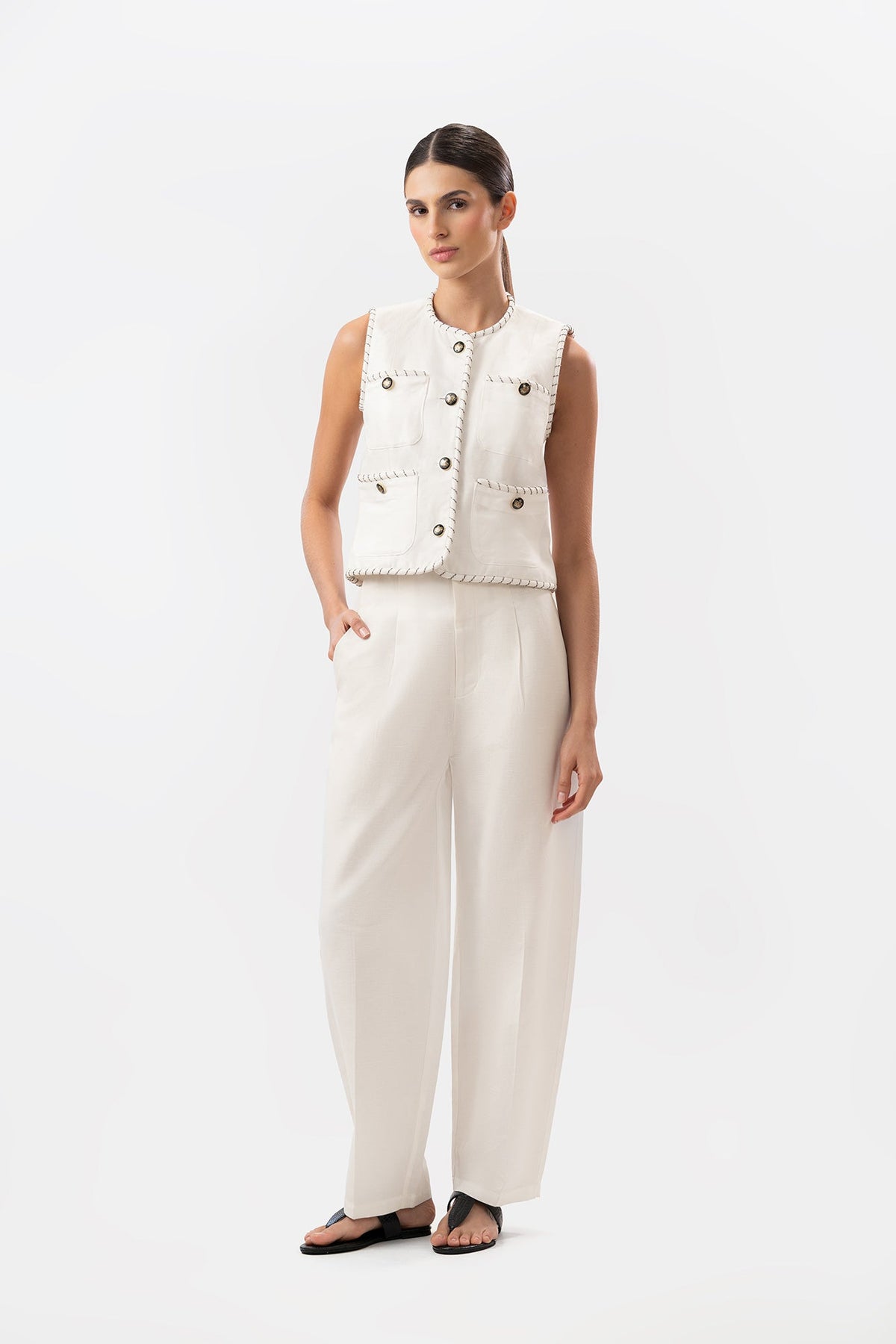 Romy Ivory Pants