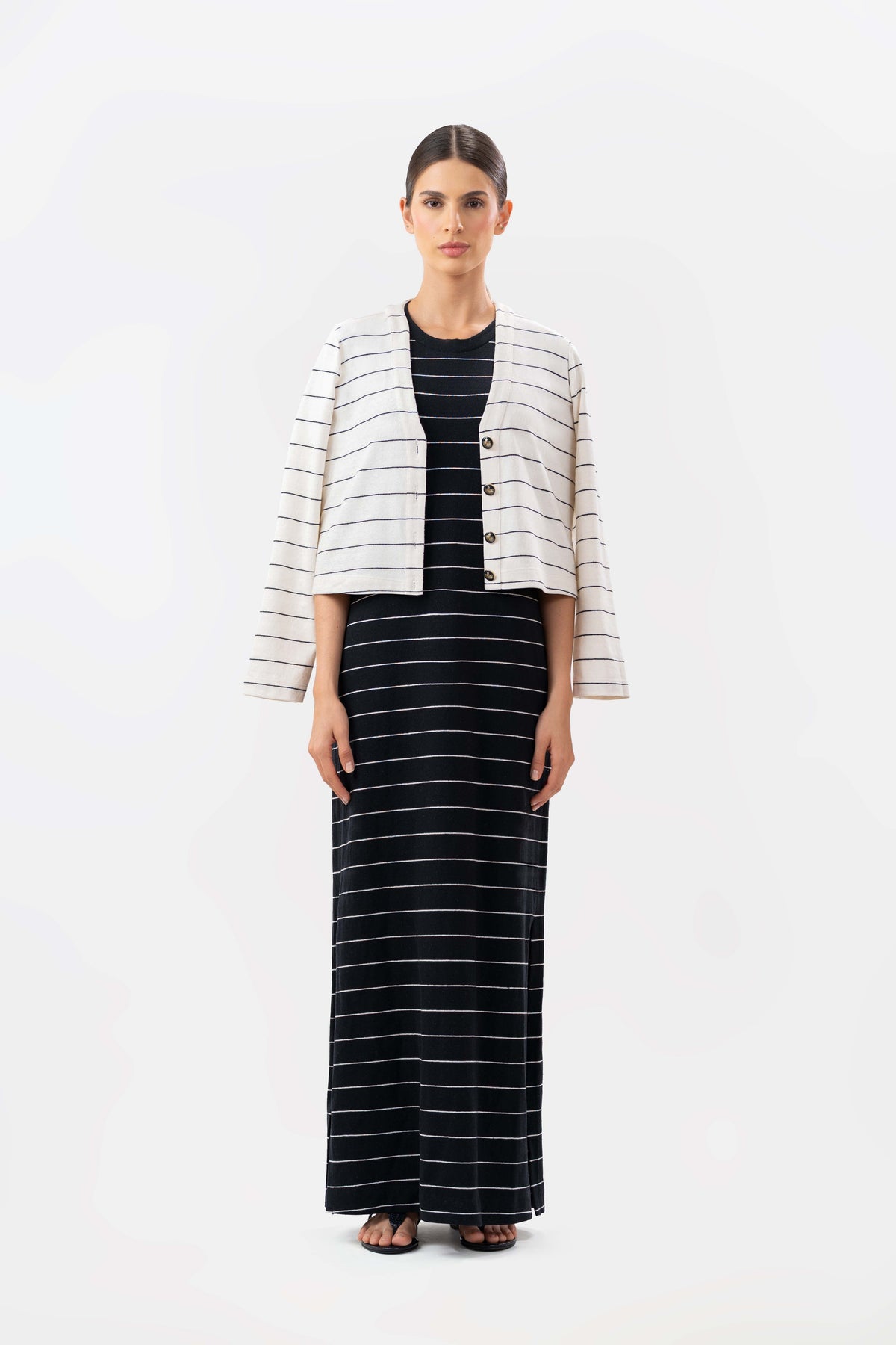 Olympe Ivory Black Jacket