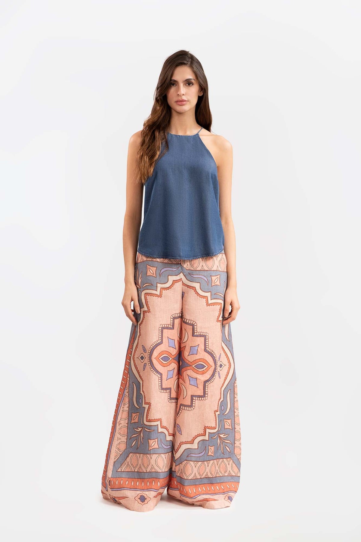 Jazmín Pink Blue Pants