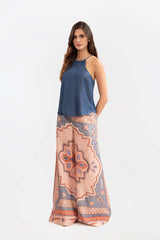 Jazmín Pink Blue Pants