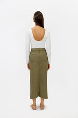 Susuro Skirt Olive Green