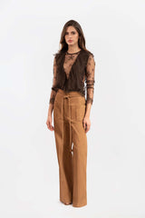 Veta Camel Pants