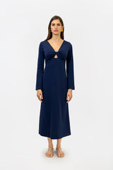 Amara Dress Deep Blue