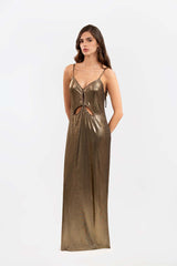 Maeva Golden Dress