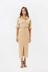 Atena Khaki Skirt