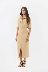 Atena Khaki Skirt