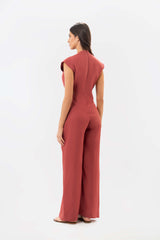 Amparo Robust Red Jumpsuit