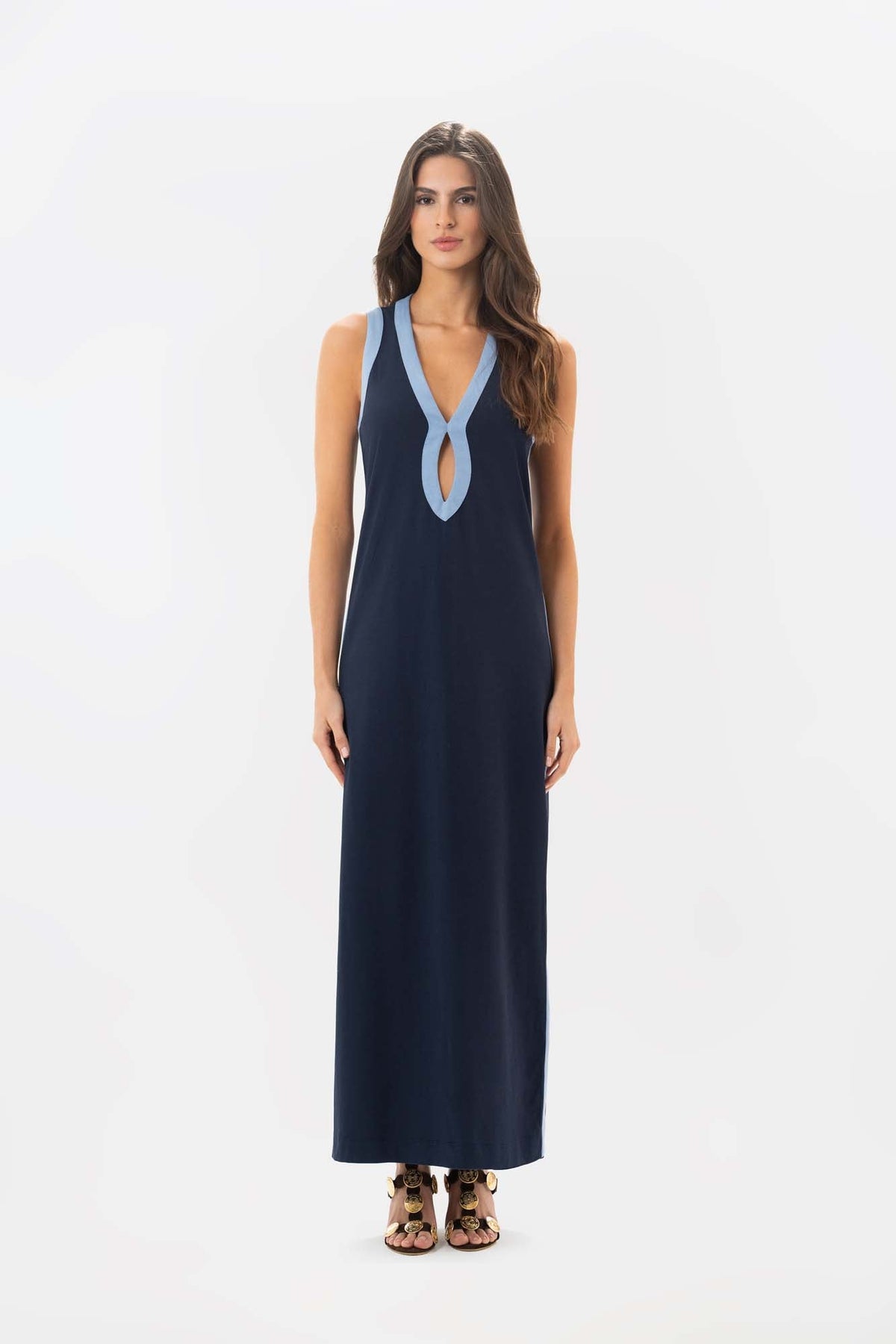 Camino Blue Dress