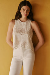 Atempo Ivory Blouse