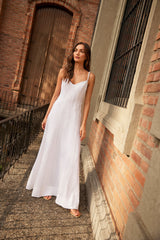 Gambito Linen Dress
