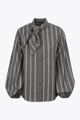 Savia Gray Stripes Shirt