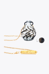 Celaje Black Veined Necklace