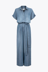 Trama Blue Jumpsuit