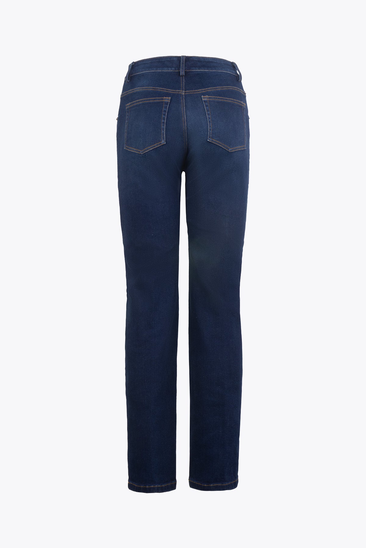 Cecil Leg Crop Dark Blue Jeans