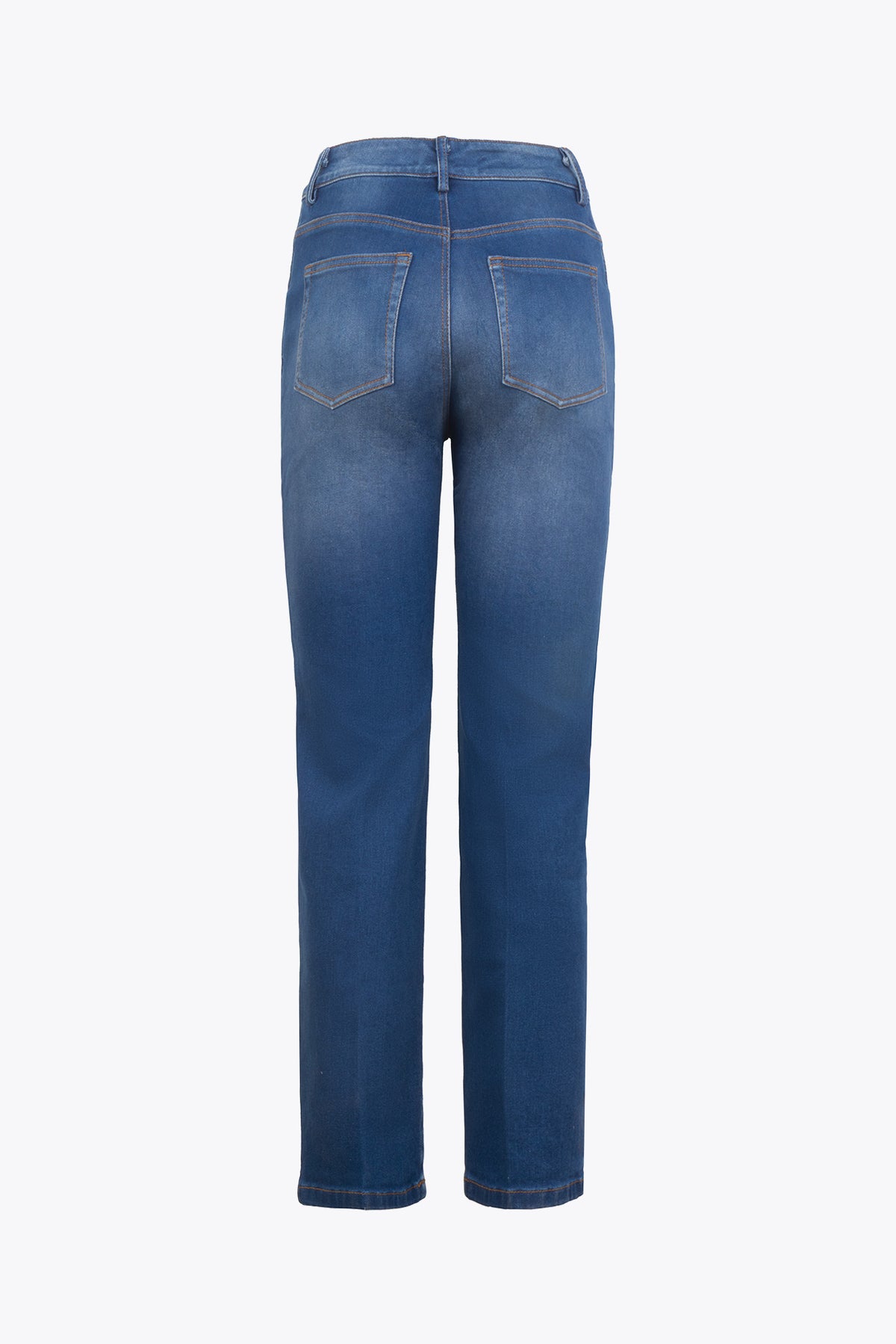 Cecil Leg Crop Blue Jeans