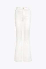 Poplin White Jeans
