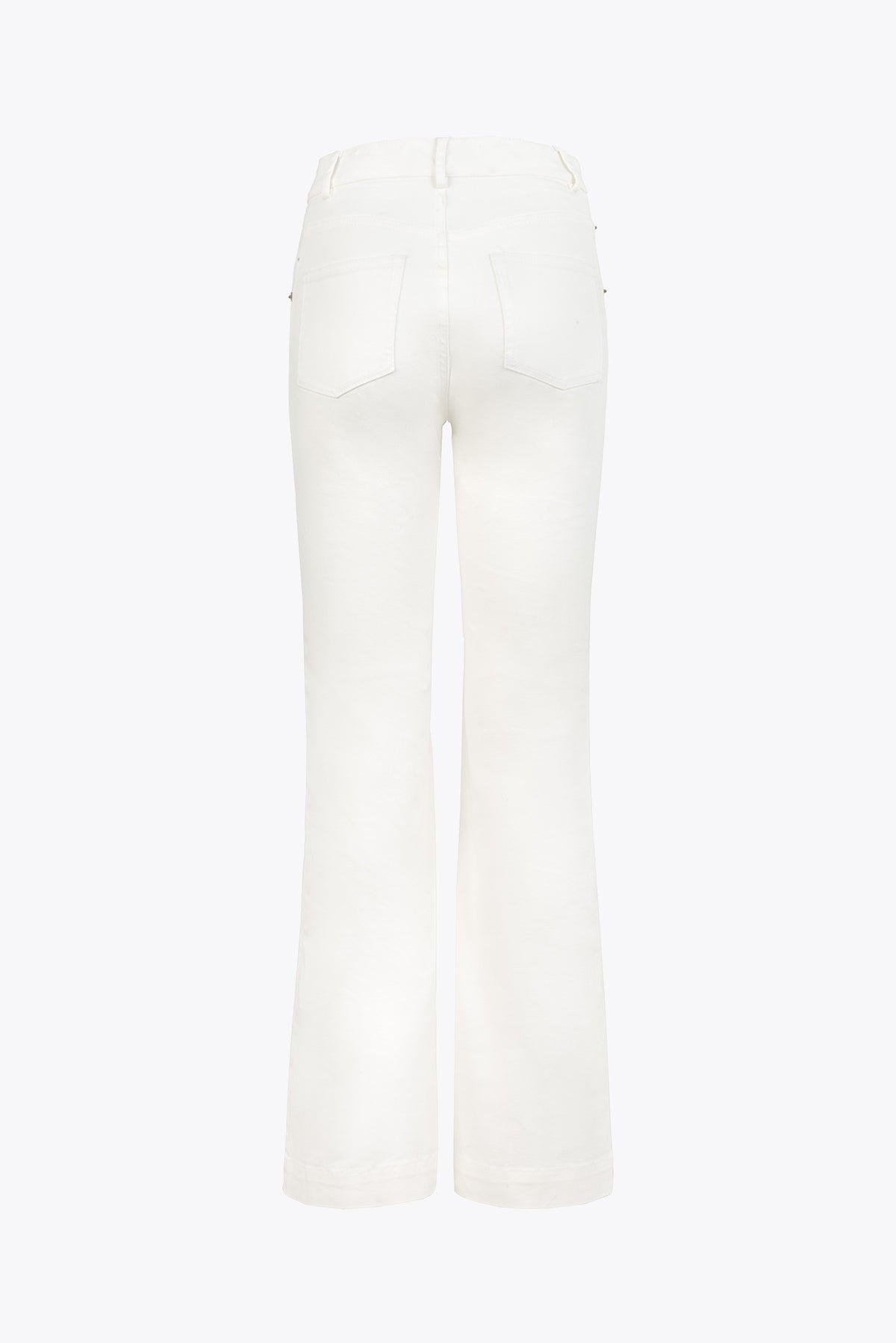 Poplin White Jeans