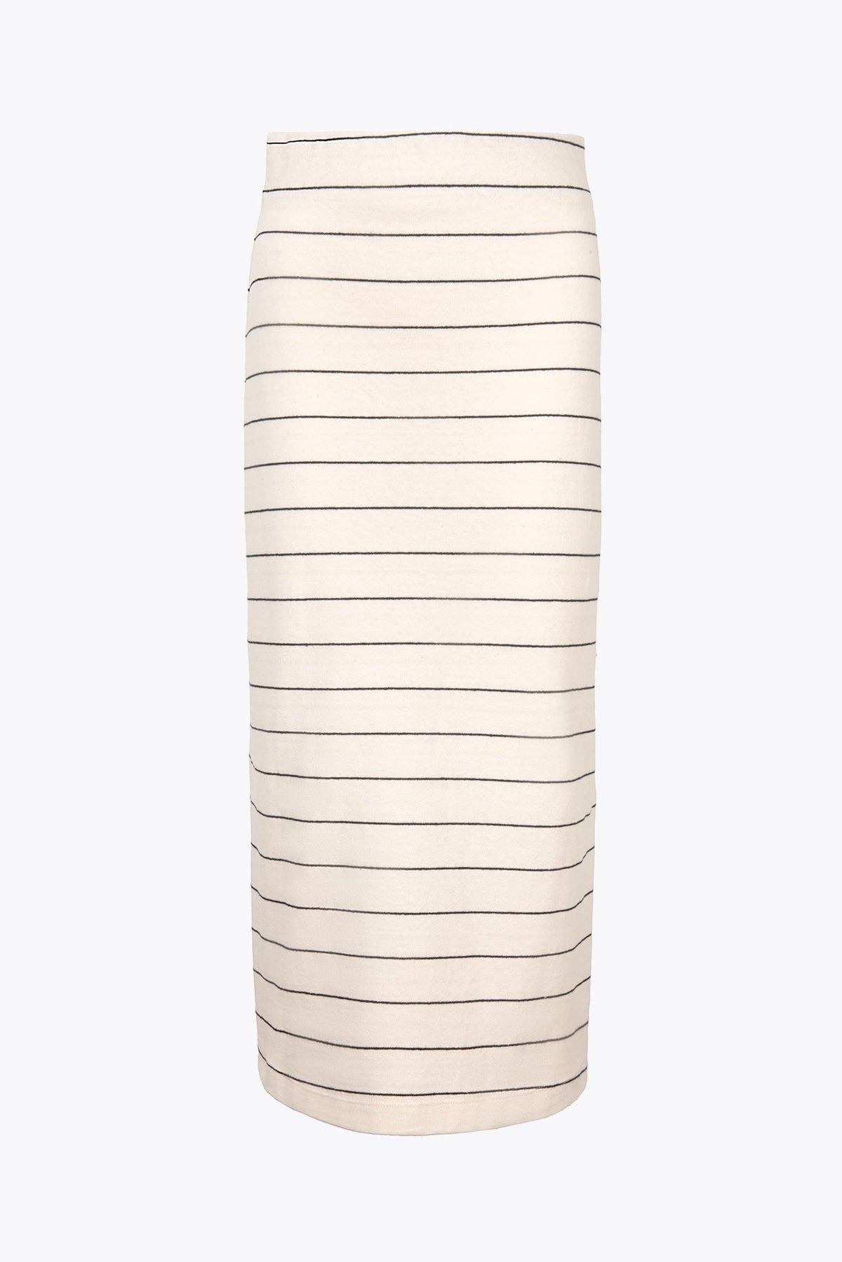 Alix Ivory Black Stripes Skirt