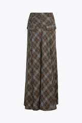 Real Brown Tartan Skirt