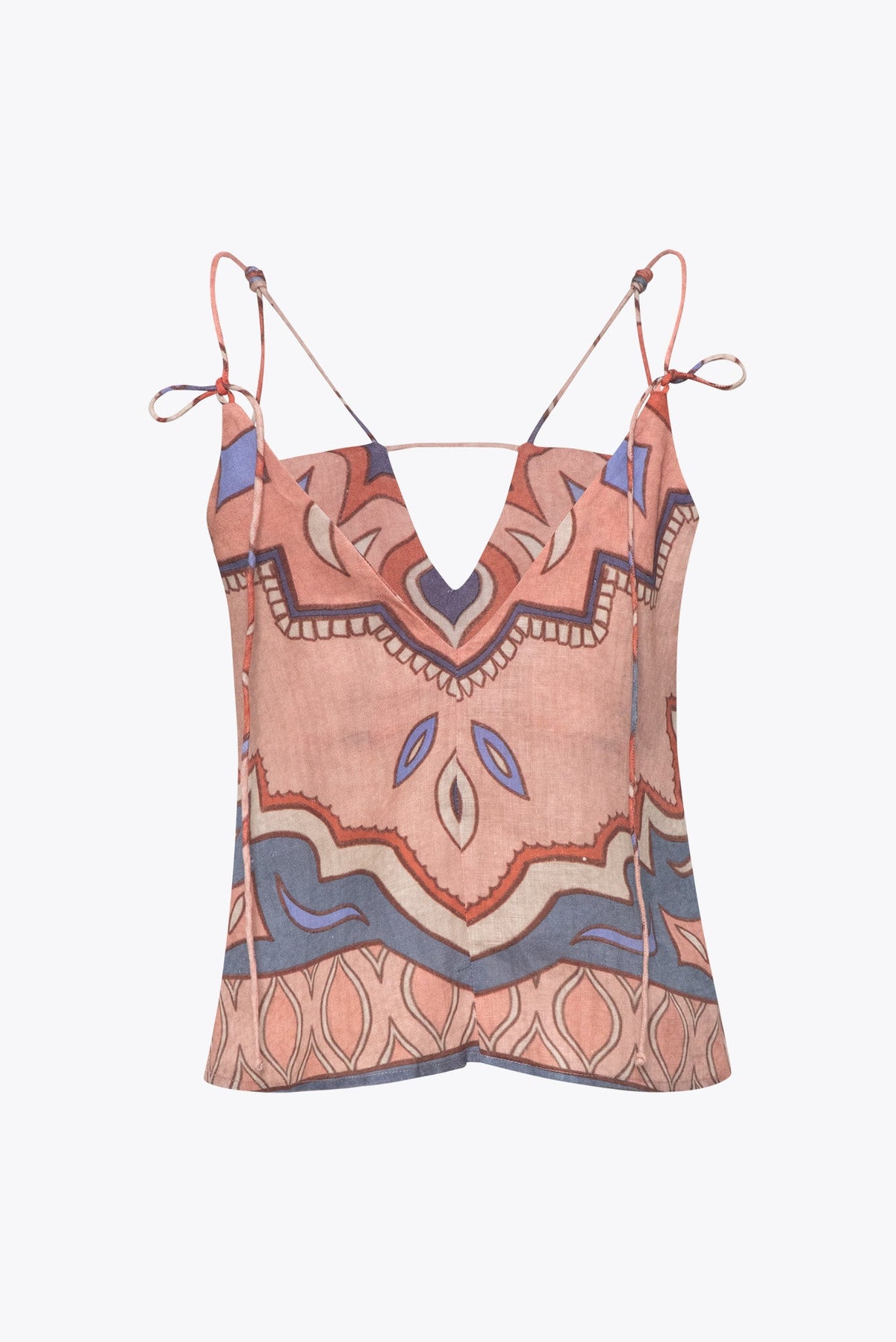 Capella Pink Blue Blouse